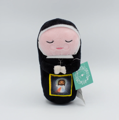 Mini Faustina Plush Doll - Unique Catholic Gifts