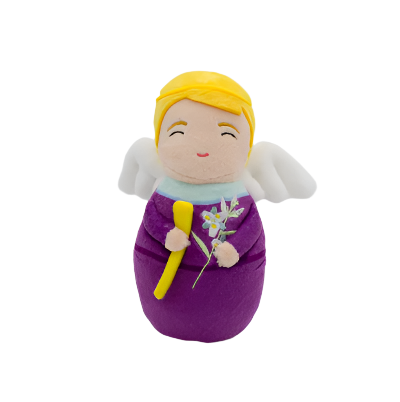 Saint Gabriel the Archangel Mini Plush Doll 5 1/2" - Unique Catholic Gifts