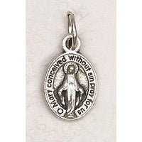 Miraculous Medal Bracelet Charm Small 1/2" - Unique Catholic Gifts