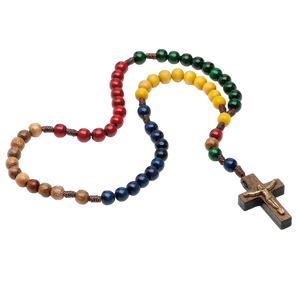 Missionary Rosary with Wood Crucifix 6MM - Unique Catholic Gifts