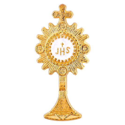 Monstrance Lapel Pin 1 1/8"