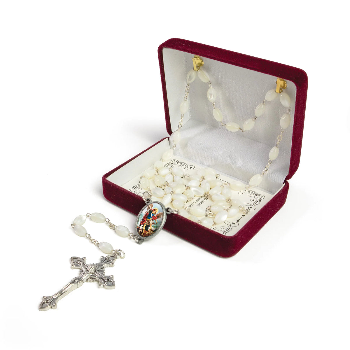 Saint Michael Mother of Pearl Catholic Rosary
