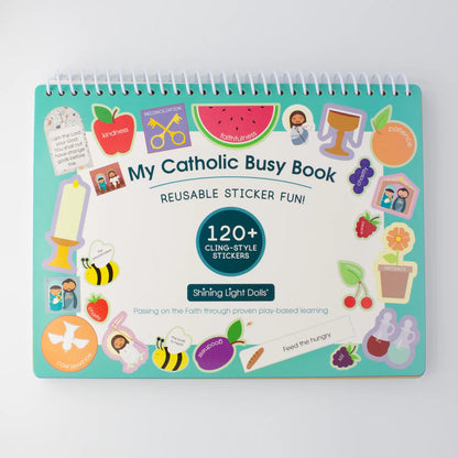 My Catholic Busy Book Reusable Sticker Fun - Unique Catholic Gifts