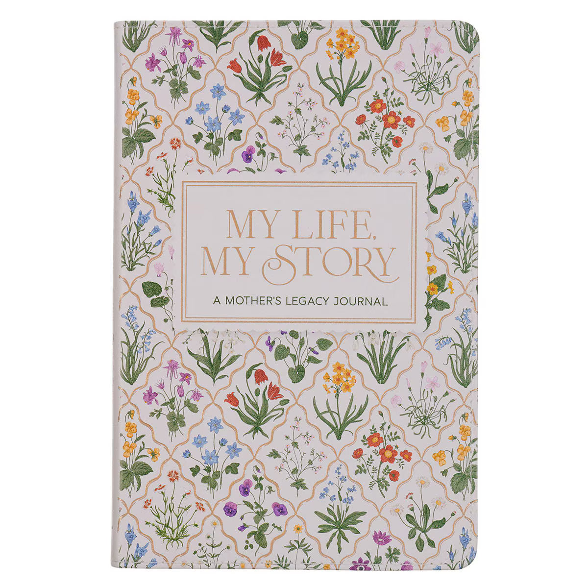 My Life, My Story: A Mother's Legacy Journal White Faux Leather Prompted Journal