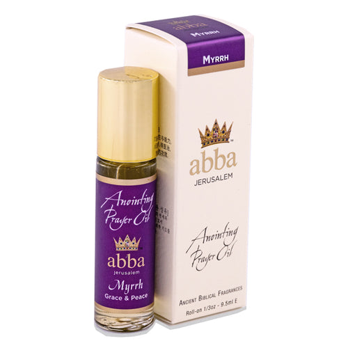 Myrrh Anointing Prayer Oil 1/3 oz Roll-on - Unique Catholic Gifts