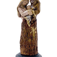 N12 - Nativity Tree Trunk - $13 - 6 in. - Unique Catholic Gifts