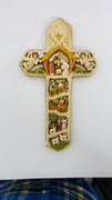 Nativity Cross in Color - Unique Catholic Gifts