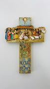 Nativity Arabesque Cross - Unique Catholic Gifts