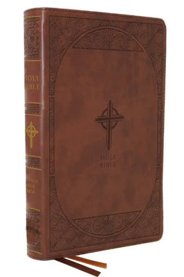 Add to Wishlist NABRE, New American Bible, Revised Edition, Catholic Bible, Large Print Edition, Leathersoft, Brown, Thumb Indexed, Comfort Print: Holy Bible