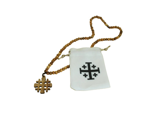 Olive Wood Jesus Beads