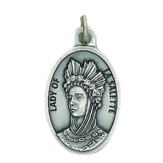 Our Lady of La Salette Pray Oxi Medal 3/4"