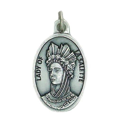 Our Lady of La Salette Pray Oxi Medal 3/4"