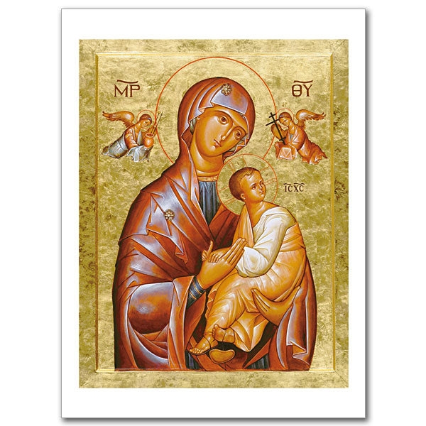 Our Lady of Perpetual Help Greeting Card Unique Catholic Gifts