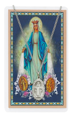 Our Lady of the Miraculous Medal Prayer Card Set - Unique Catholic Gifts