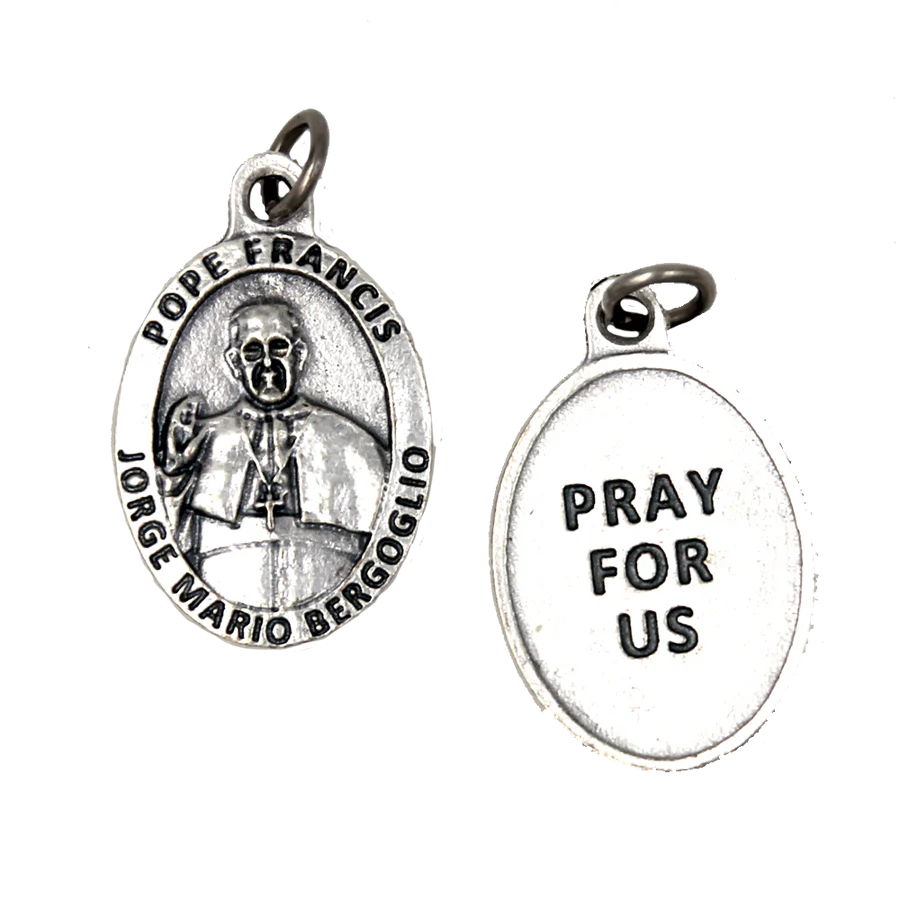 Pope Francis Pray for Us Medal Oxi Medal 1" - Unique Catholic Gifts