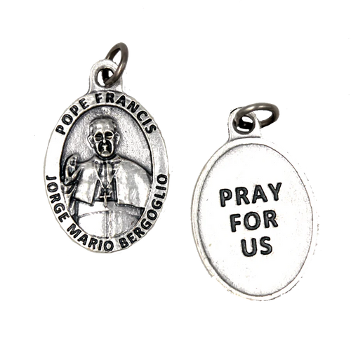 Pope Francis Pray for Us Medal Oxi Medal 1" - Unique Catholic Gifts