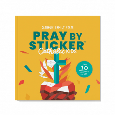 Pray by Sticker: Paint-by-Number Sticker Book - Unique Catholic Gifts