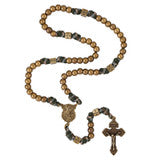 St. Michael Paracord Spiritual Warfare Rosary Bronze