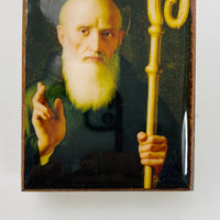 Rosary Box St. Benedict  - 4 in. - Unique Catholic Gifts
