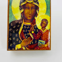 Rosary Box Czestochowa - 4 in. - Unique Catholic Gifts
