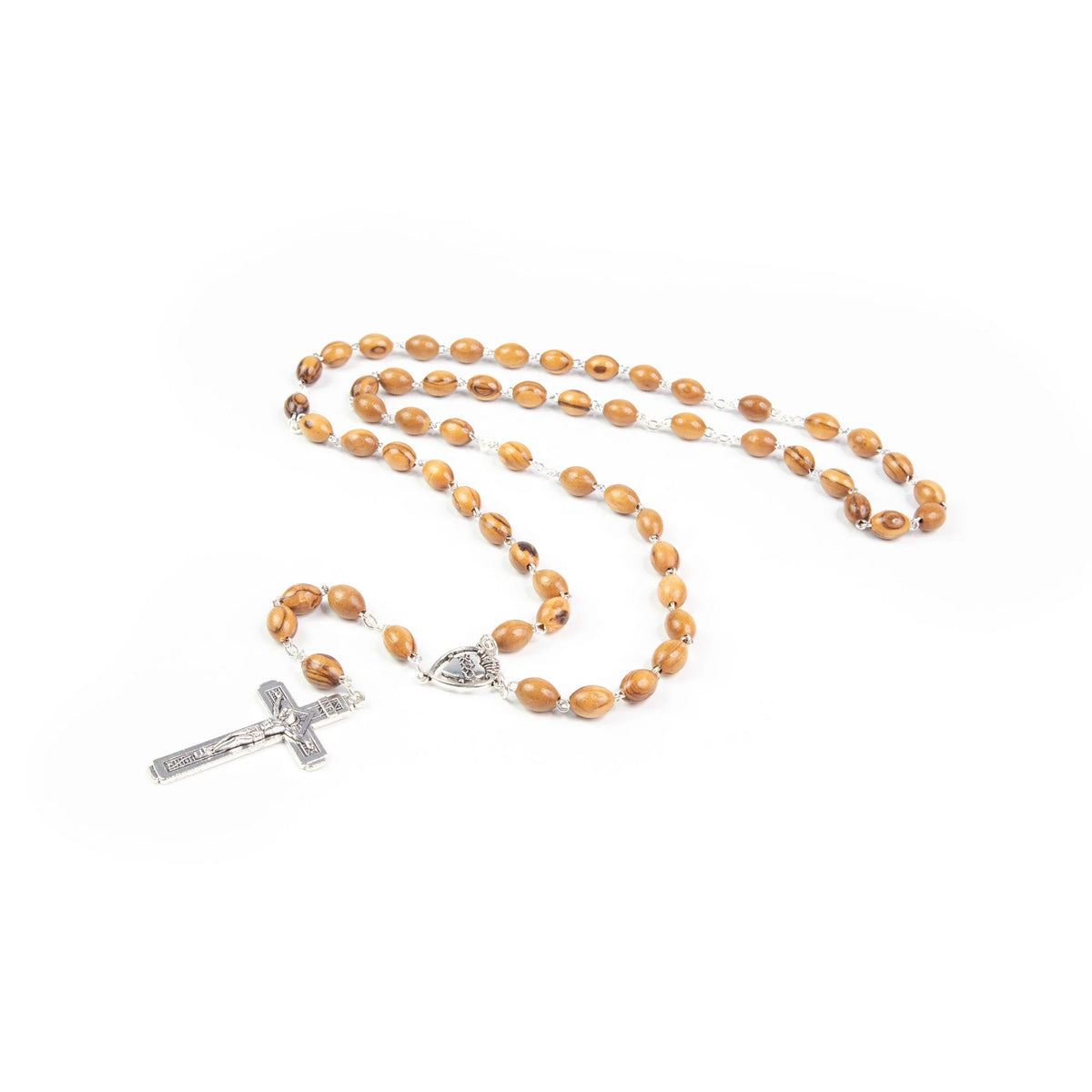 Sacred Heart of Jesus Olive Wood Rosary