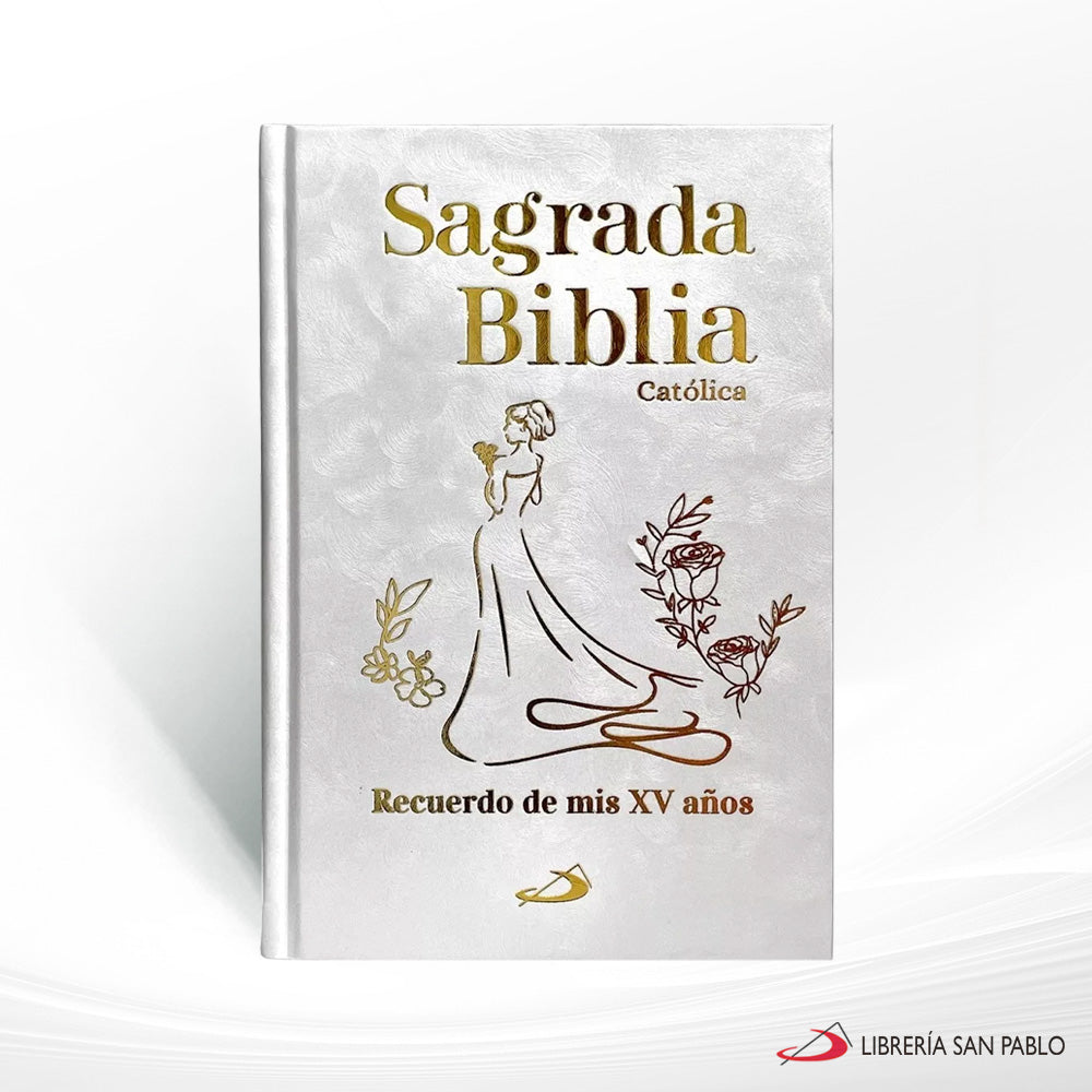 Biblia Latinoamérica Mis Quince Años (Letra Grand, Blanca)