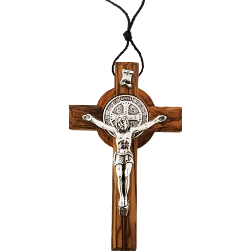 Saint Benedict Crucifix Necklace 3"