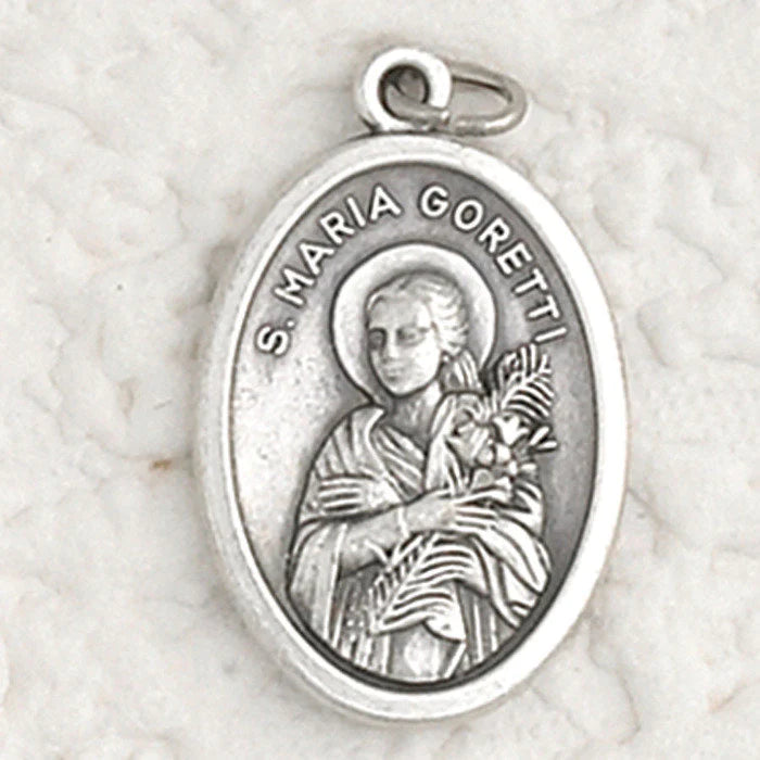 Saint Maria Goretti Oxi Medal 1" - Unique Catholic Gifts