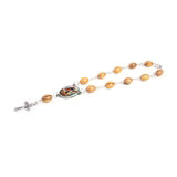 Saint Michael Holy Land Olive Wood Auto Rosary