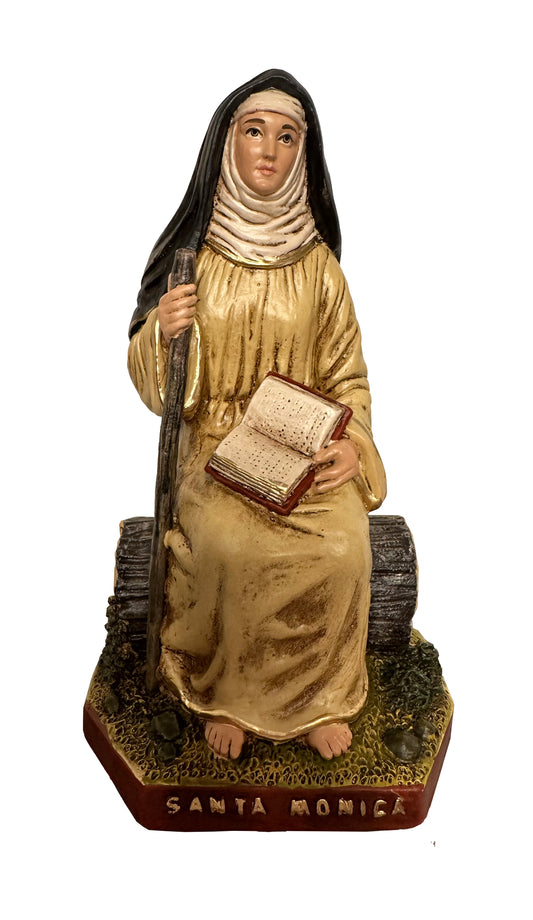 Saint Monica Statue 8 1/2" - Unique Catholic Gifts