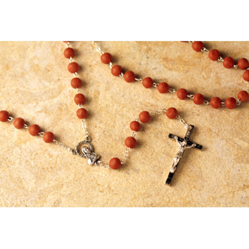 Real Rose Petal St Therese Rosary - Unique Catholic Gifts
