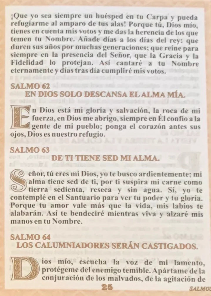 Salmos Una Guía Espiritual