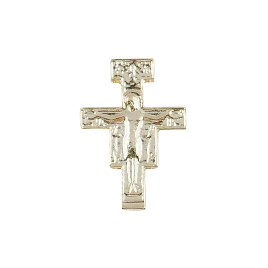 San Damiano Crucifix Lapel Pin 3/4"