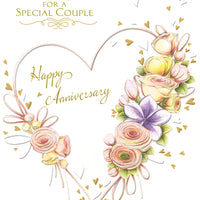 For a Special Couple Wedding Anniversary Greeting Card - Unique Catholic Gifts