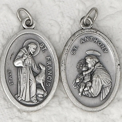 St. Francis / St. Anthony Double Sided Medal Oxi Medal 1