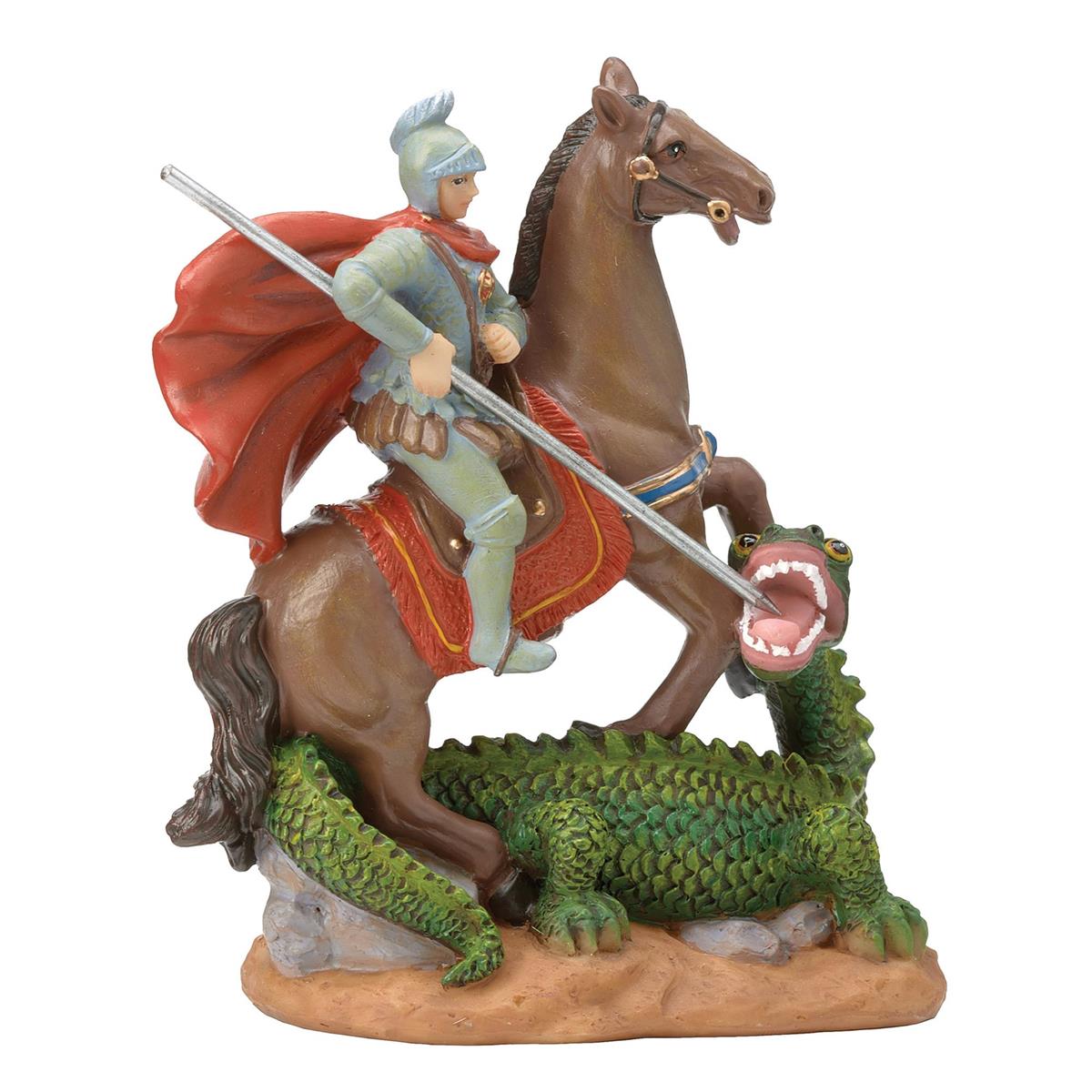St. George Figurine Statue  3 1/2"