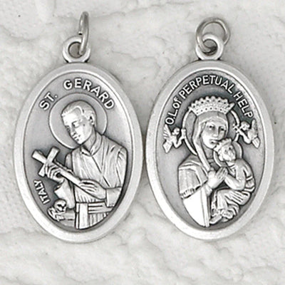 St. Gerard / Perpetual help - 1 inch Double Sided Oxi Medal 1