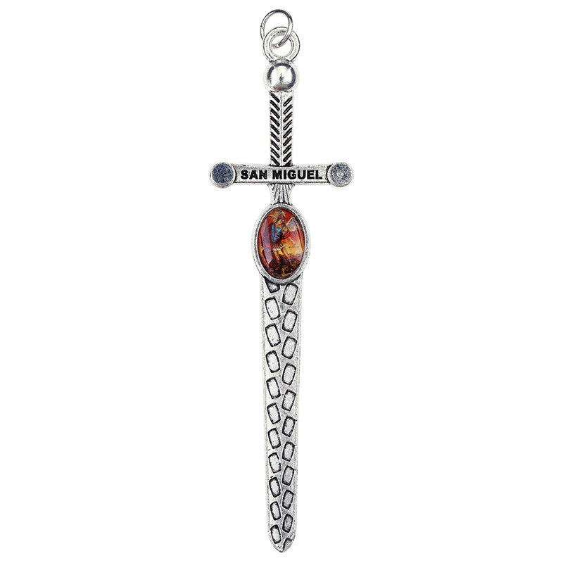 St. Michael Cross Sword Medal - JMJs Catholic Store, Inc