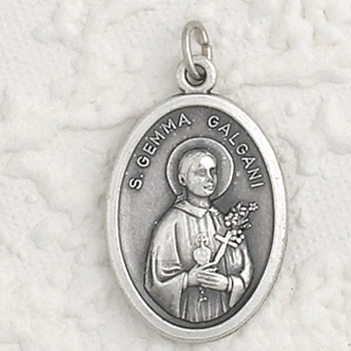 St Gemma Galgani Oxi Medal 1" - Unique Catholic Gifts