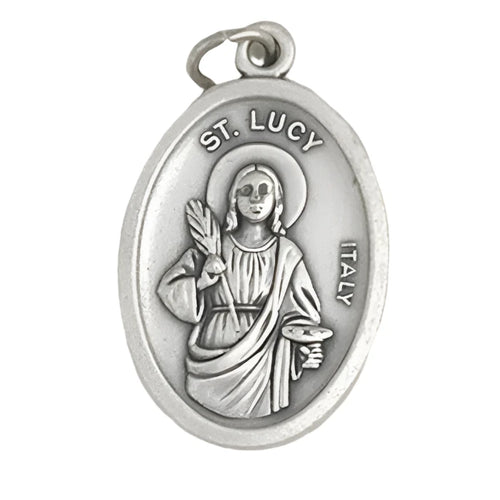 St Lucy Oxi Medal 1" - Unique Catholic Gifts