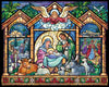 Stained Glass Nativity Jigsaw Puzzle 1000 Piece - Unique Catholic Gifts