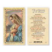 The Memorare of St. Bernard - Our Lady of Grace Laminated Holy Card - Unique Catholic Gifts