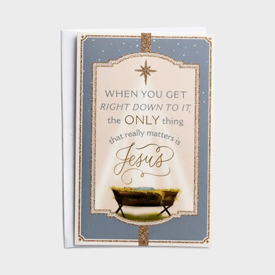 The Only Thing That Really Matters is Jesus - 18 Christmas Boxed Cards - Unique Catholic Gifts