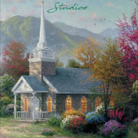 Thomas Kinkade Studios 12-Month 2024 Monthly Pocket Planner Calendar with Script - Unique Catholic Gifts
