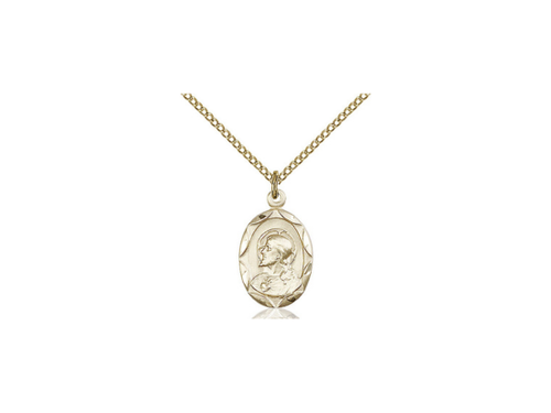 14kt Gold Filled Scapular Pendant Necklace