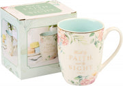Walk By Faith Ceramic Mug - Unique Catholic Gifts