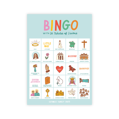 St. Thérèse of Lisieux Bingo