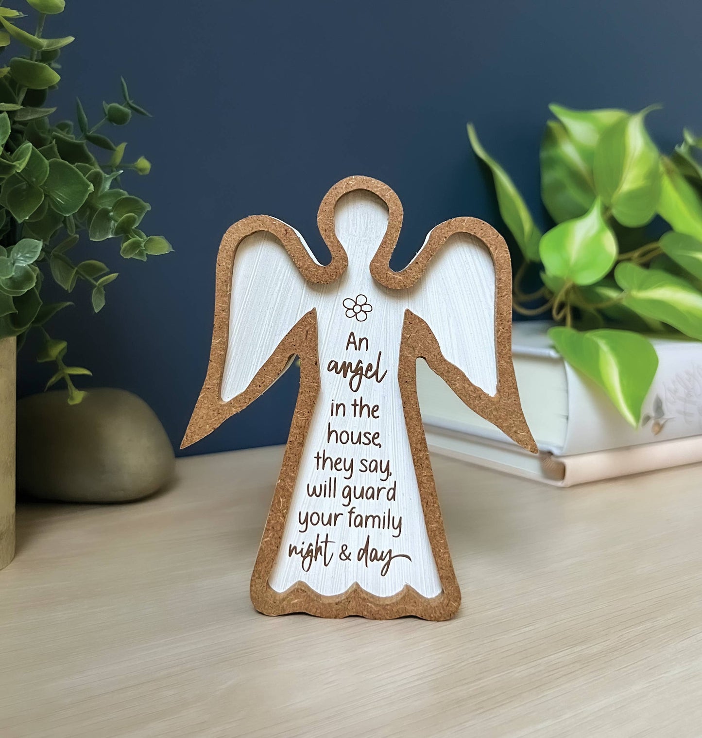 Framed Standing Angel Plaques: Teachers are special