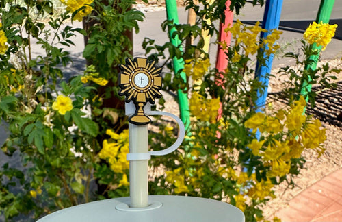 Catholic Straw Toppers: Adoration (a 2 pack!)