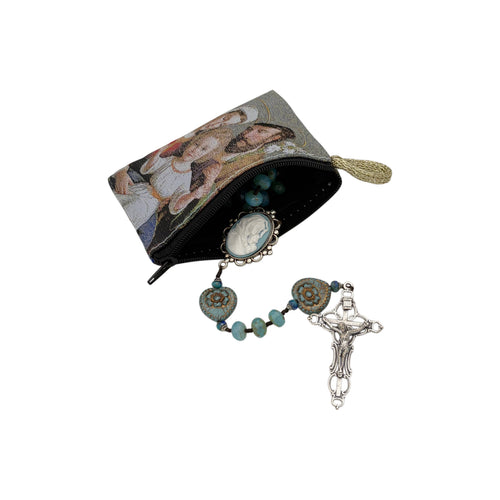 Holy Family Rosary Pouch 3″ x 4″